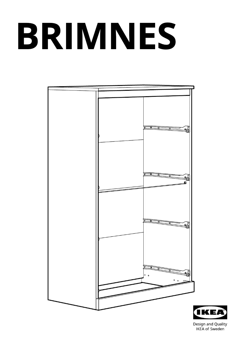 Página 1 del manual Manual de usuario Ikea BRIMNES 903.920.46