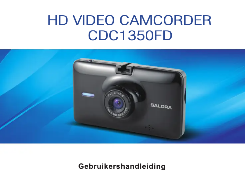 Page 1 de la notice Manuel utilisateur Salora CDC1350FD