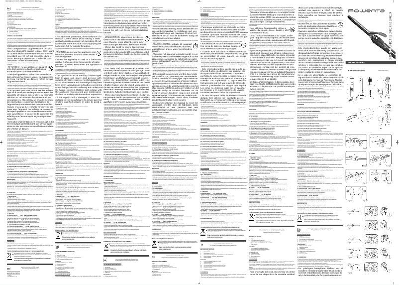 Página 1 del manual Manual de usuario Rowenta CF4112F0