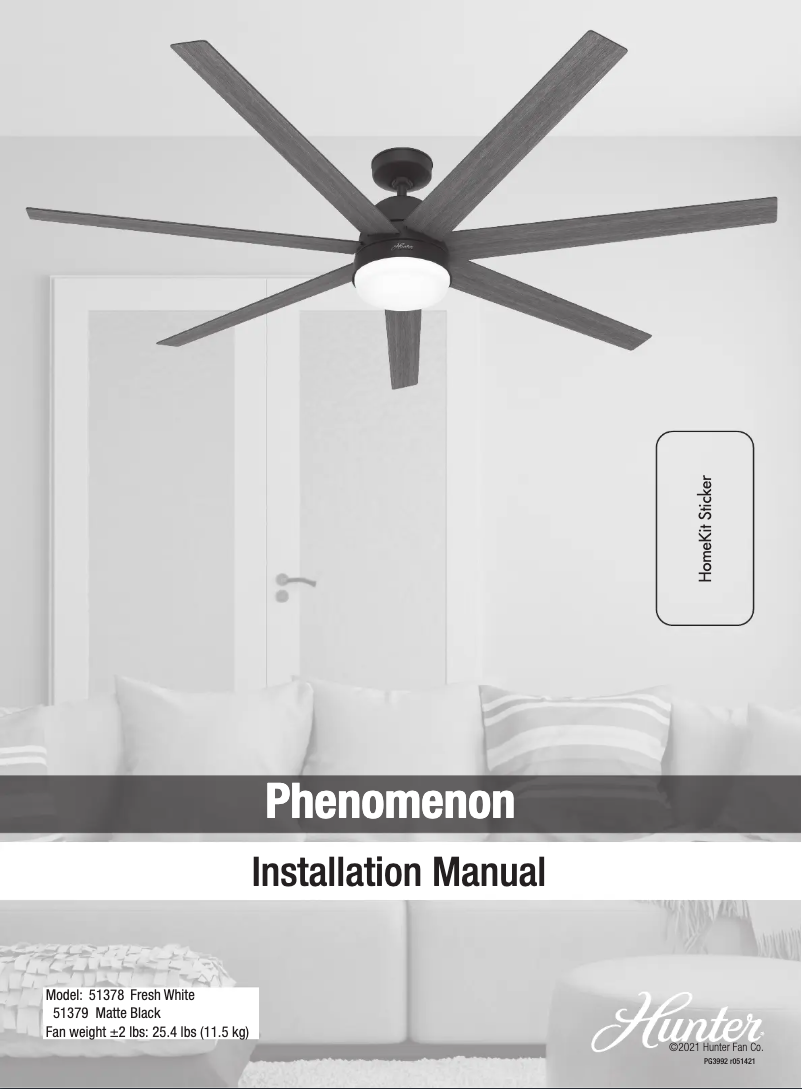 Image de la première page du manuel de l'appareil Phenomenon