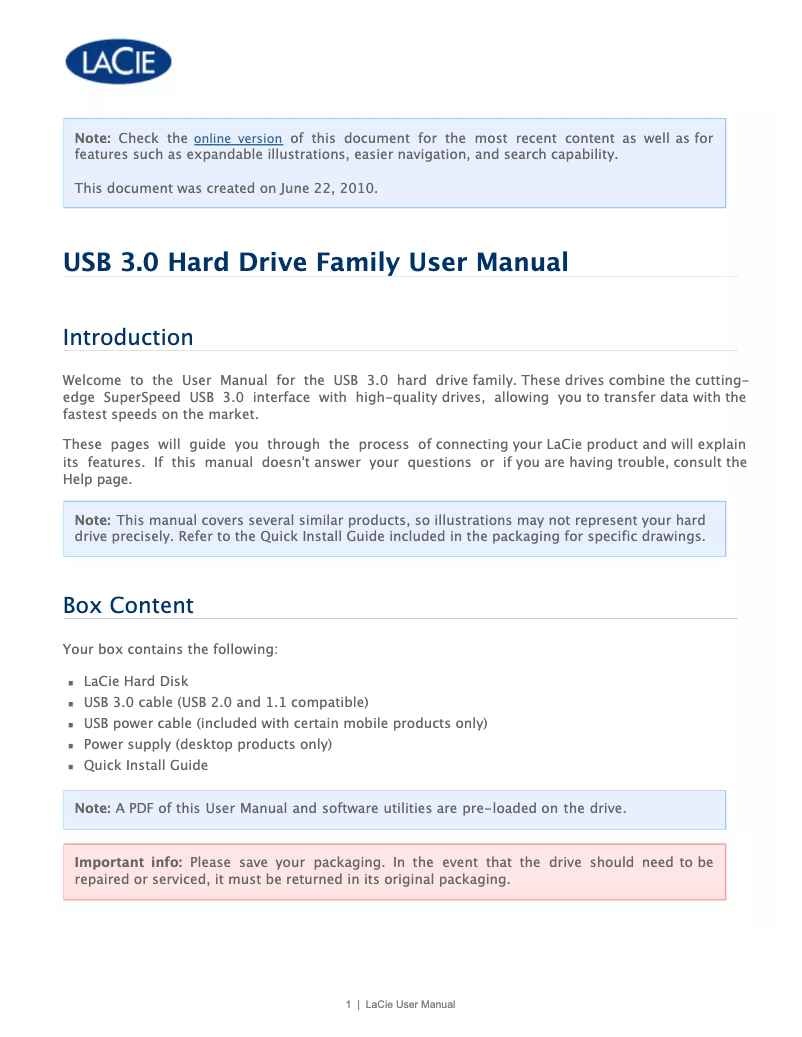Image de la première page du manuel de l'appareil 301967
