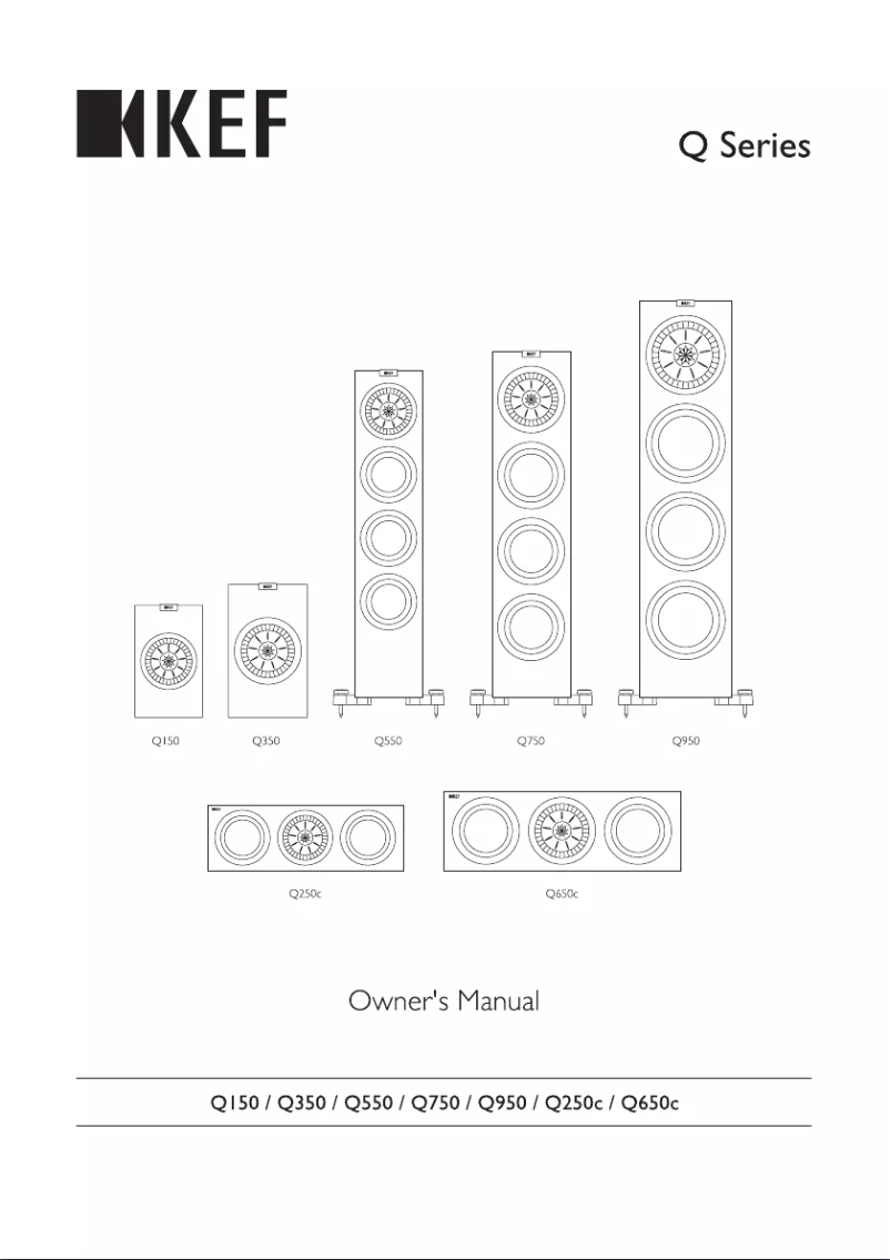 Página 1 del manual Manual de usuario KEF Q750