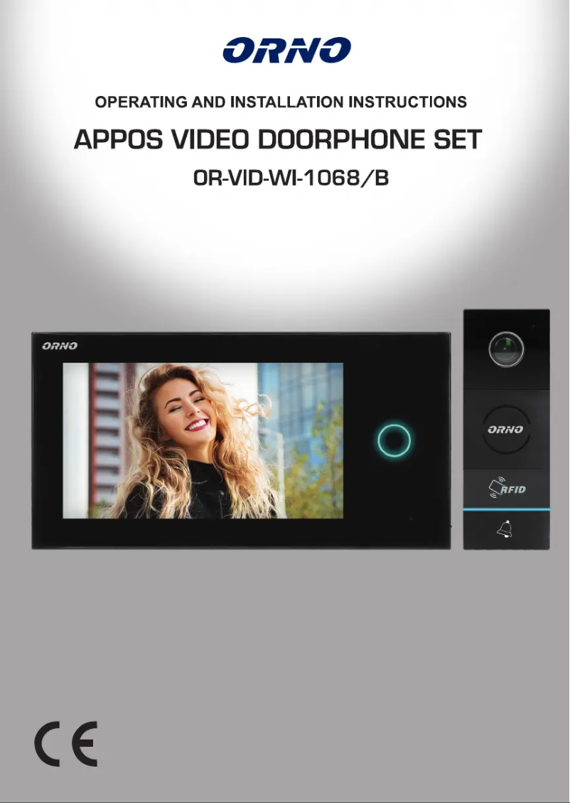 Page 1 de la notice Manuel utilisateur ORNO OR-VID-WI-1068/B