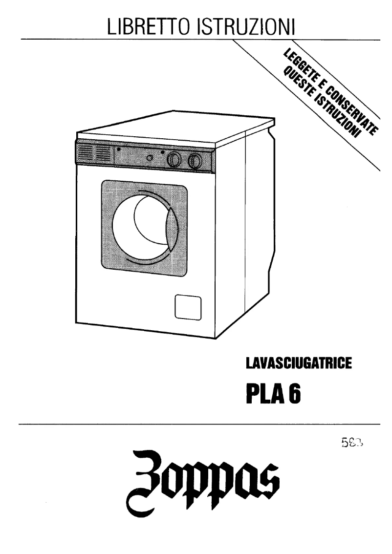 Image de la première page du manuel de l'appareil PLA6