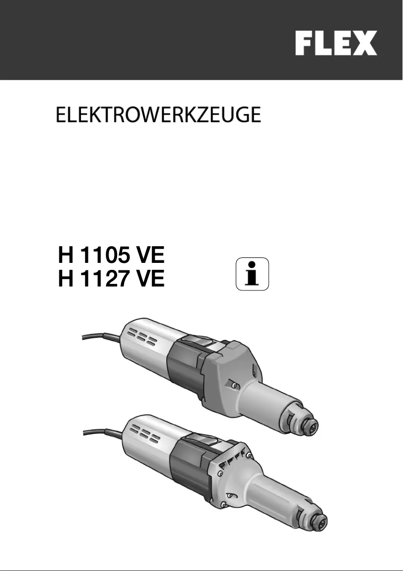 Page 1 de la notice Manuel utilisateur Flex H 1105 VE
