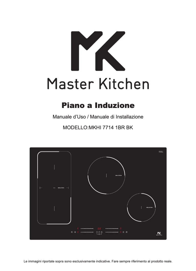 Page n°1 - Manuel utilisateur Master Kitchen MKHI 7714 1BR BK