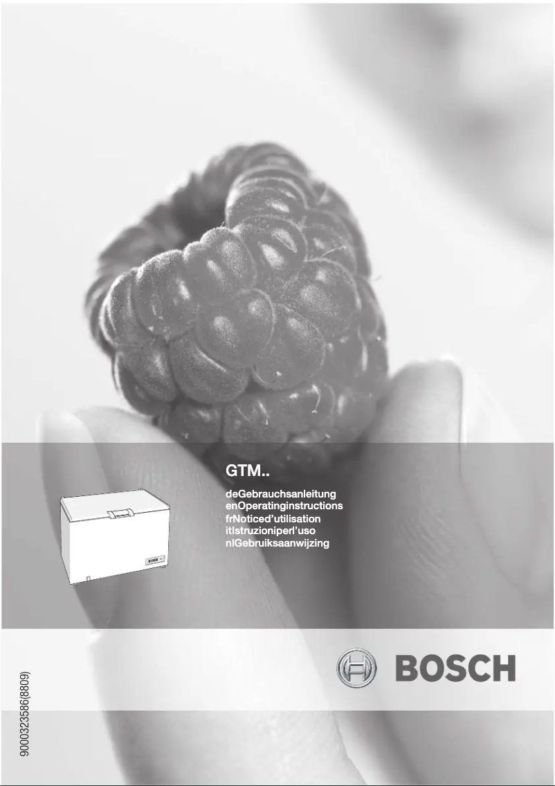 Page 1 of the manual User Manual Bosch GTM38A30