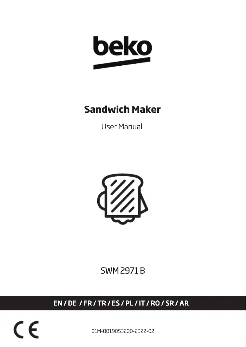 Image de la première page du manuel de l'appareil SWM 2971 B