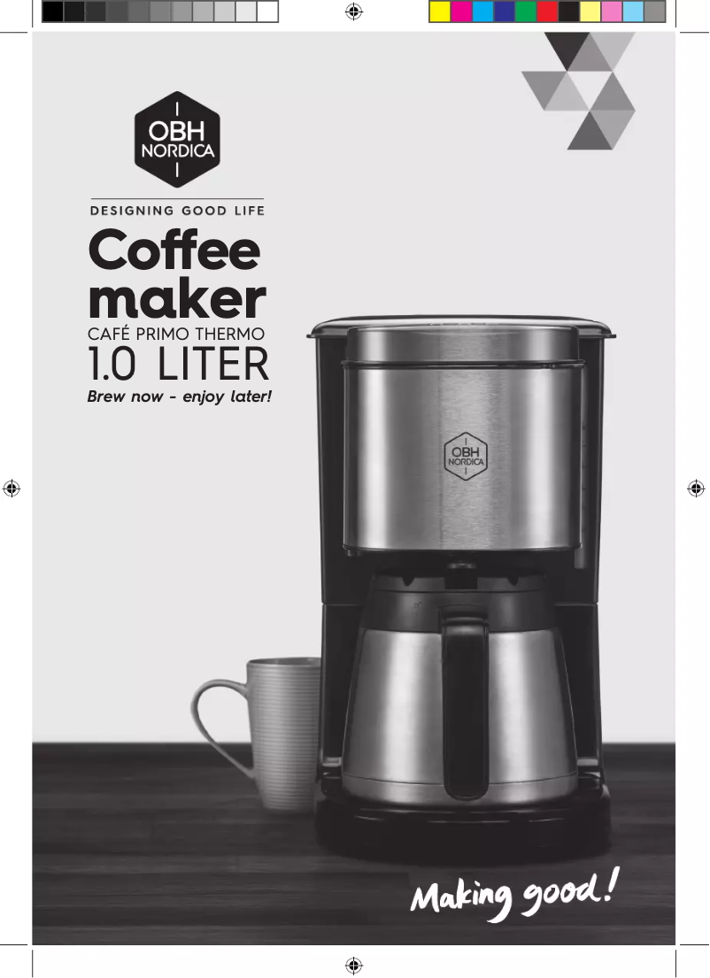 Página 1 del manual Manual de usuario OBH Nordica Cafe Primo Thermo 2320