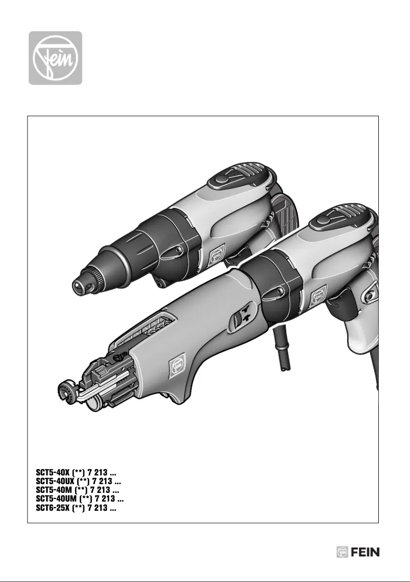 Image de la première page du manuel de l'appareil SCT 5-40 UX