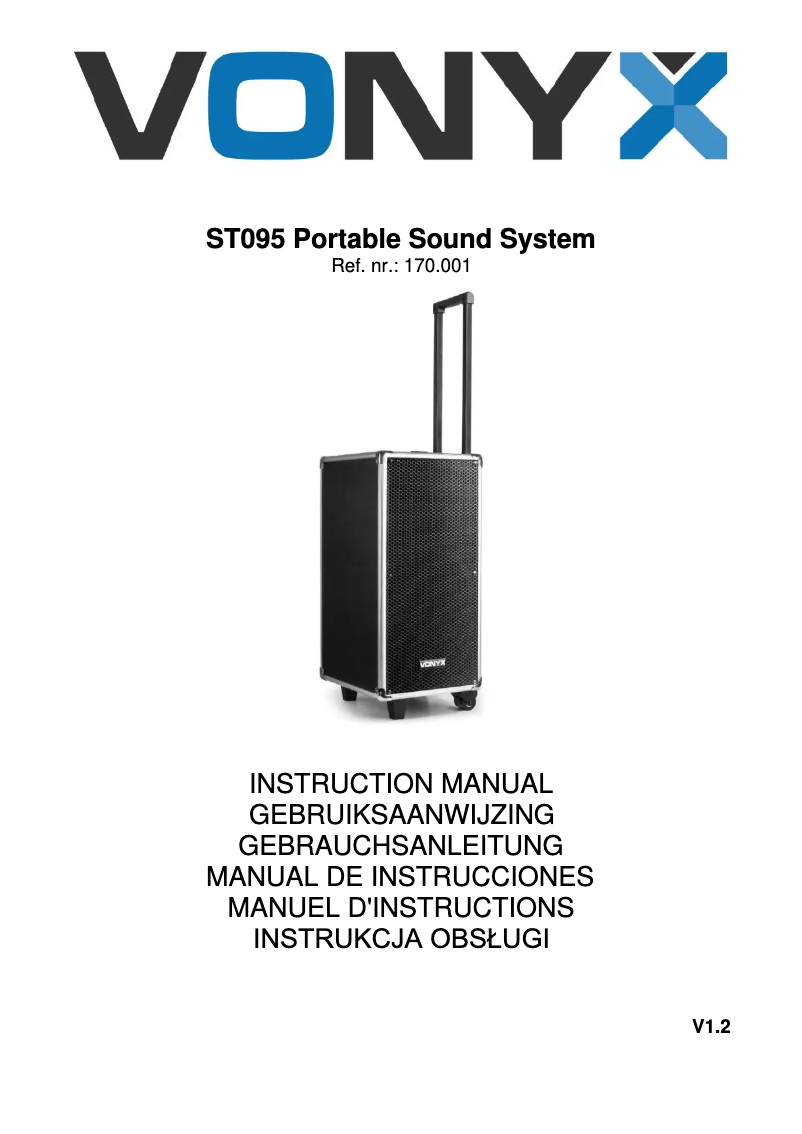 Image de la première page du manuel de l'appareil ST095