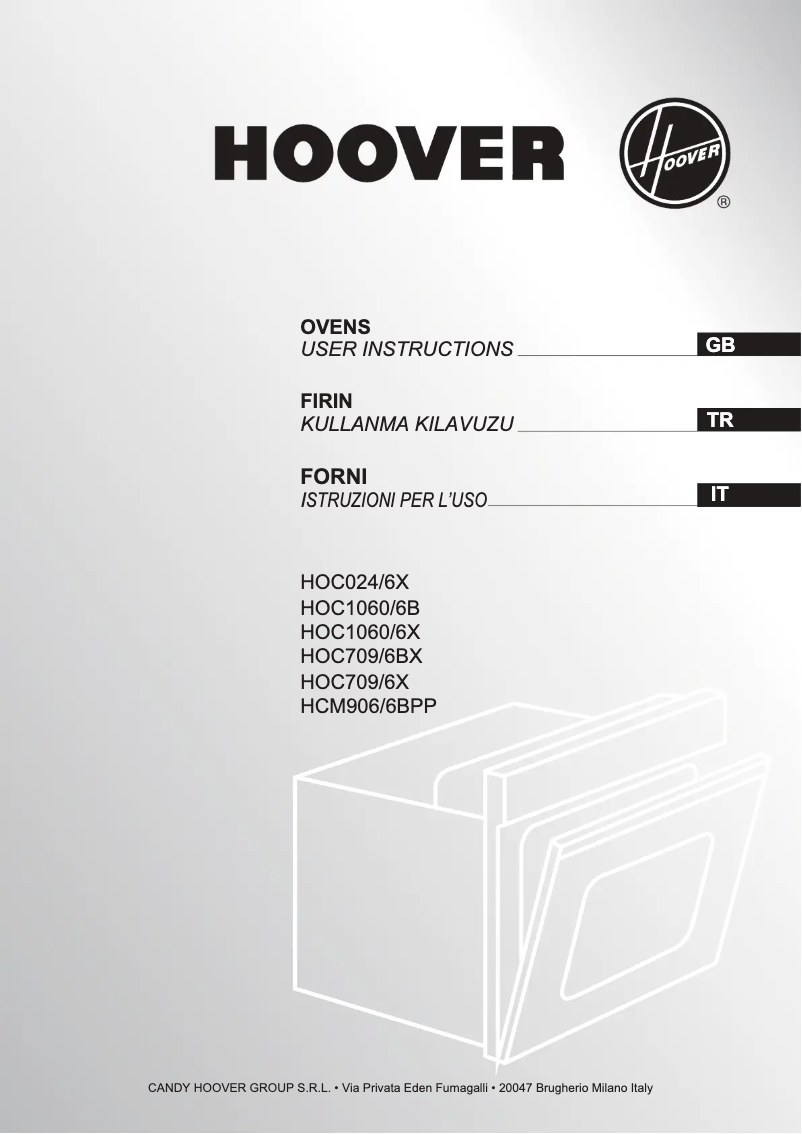 Page n°1 - Manuel utilisateur Hoover HO445 VXSC