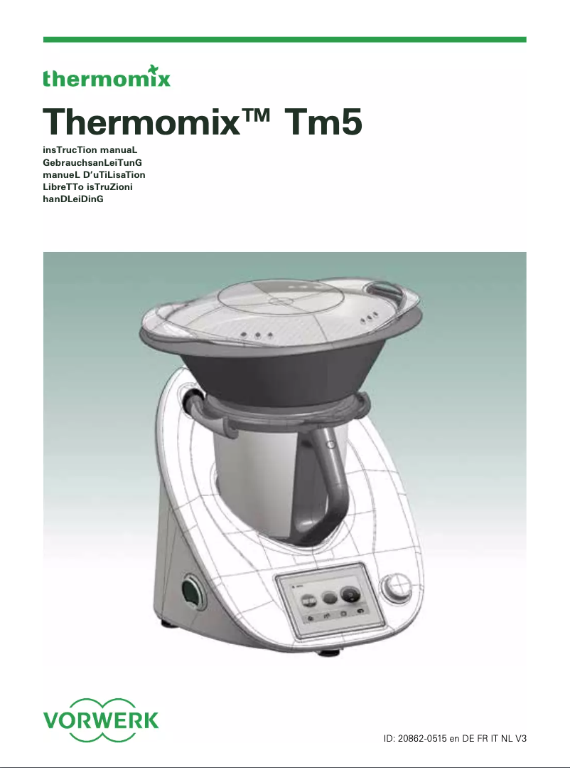 Página 1 del manual Manual de usuario Vorwerk Thermomix TM5