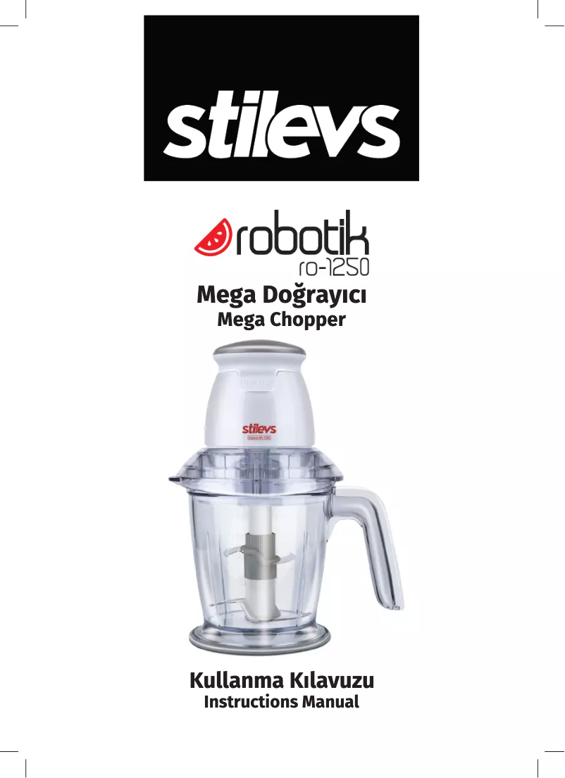 Page 1 de la notice Manuel utilisateur Stilevs Robotik RO-1250