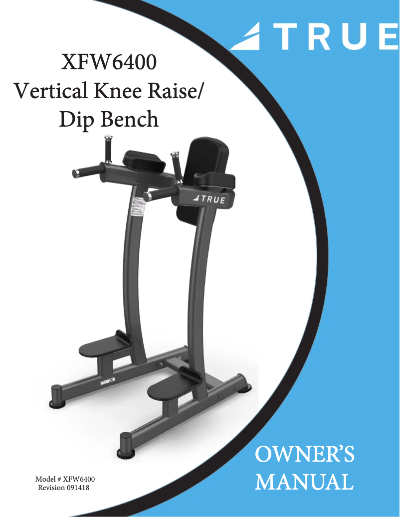 Image de la première page du manuel de l'appareil XFW6400