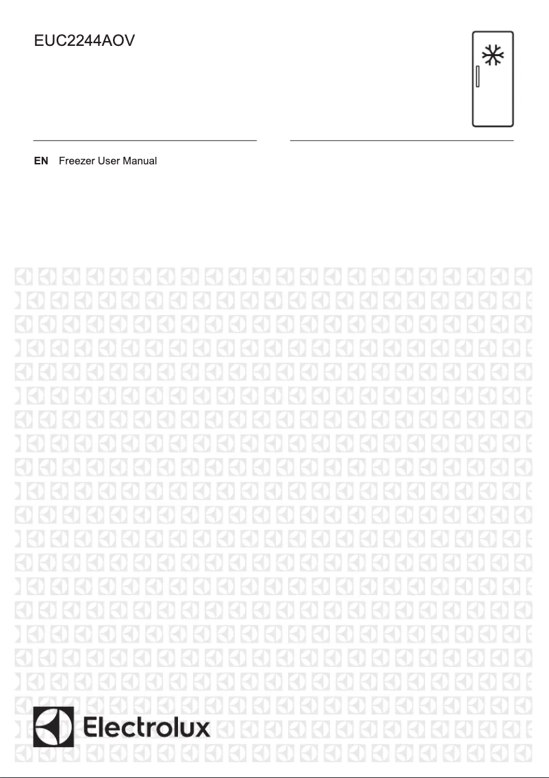Page 1 de la notice Manuel utilisateur Electrolux EUC2244AOV