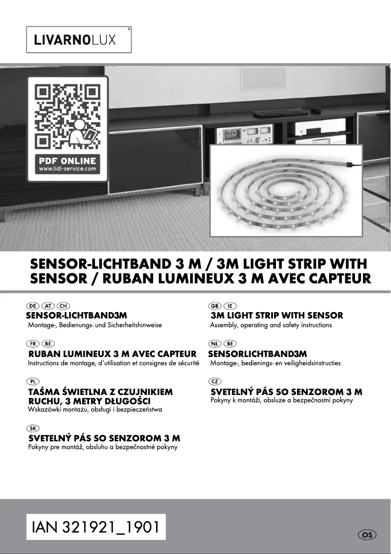 Page 1 de la notice Manuel utilisateur Livarno Lux 14125106L