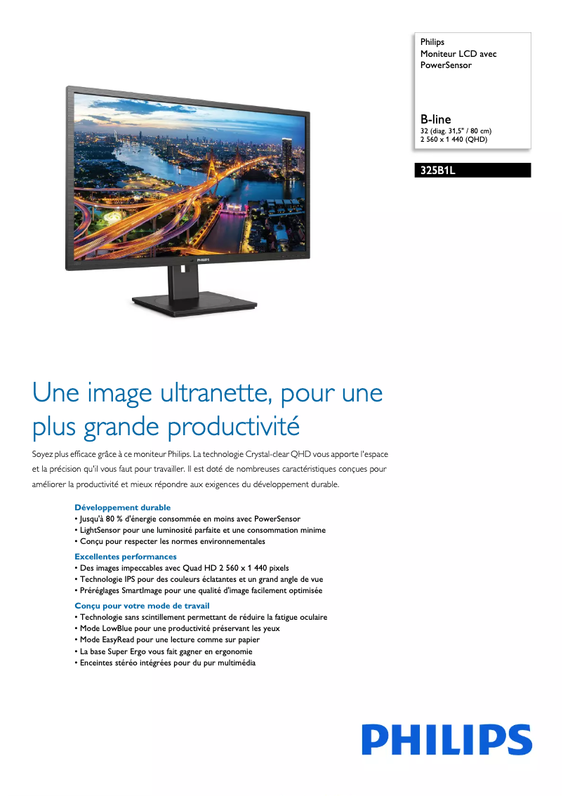 First page image of the manual for B Line 325B1L