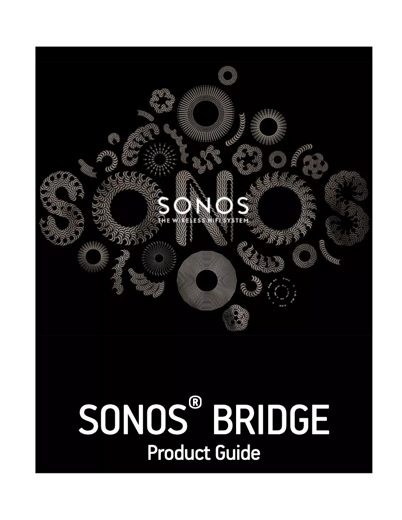 Page 1 de la notice Manuel utilisateur Sonos ZoneBridge BR100
