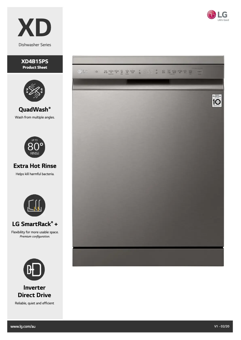 Image de la première page du manuel de l'appareil XD4B15PS