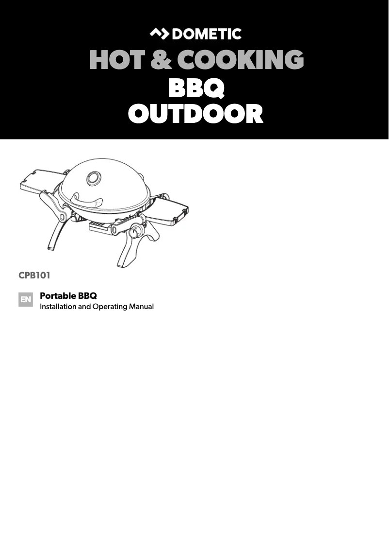 Image de la première page du manuel de l'appareil CPB101