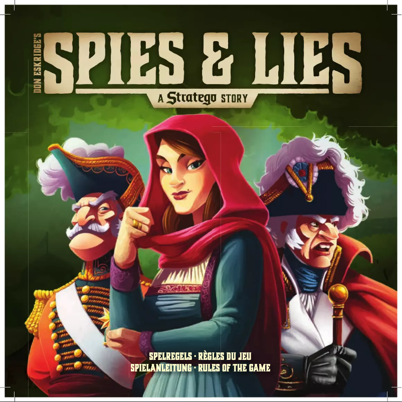 Image de la première page du manuel de l'appareil Stratego Spies & Lies- a story