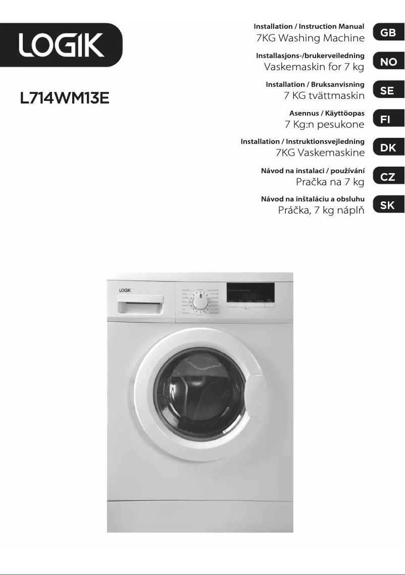 Página 1 del manual Manual de usuario Logik L714WM13E