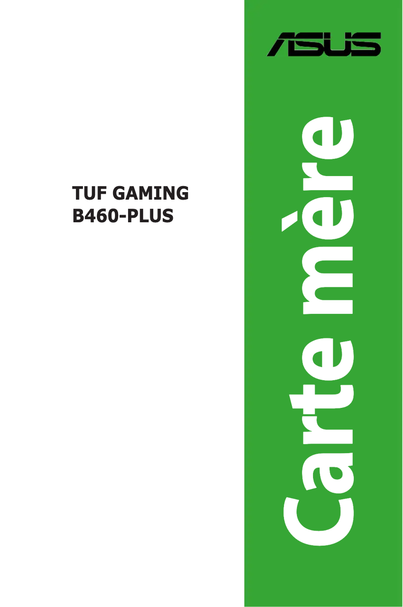 Page 1 de la notice Manuel utilisateur Asus TUF Gaming B460-Plus