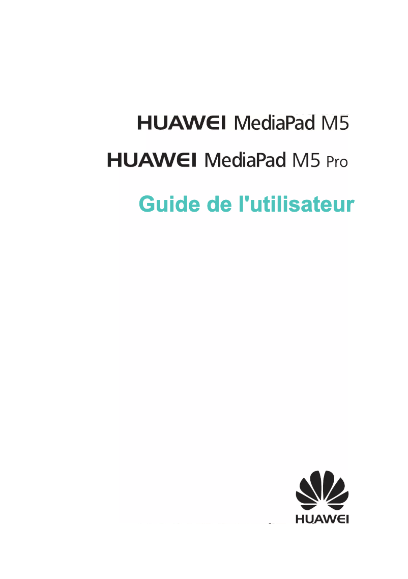 Page n°1 - Manuel utilisateur Huawei MediaPad M5