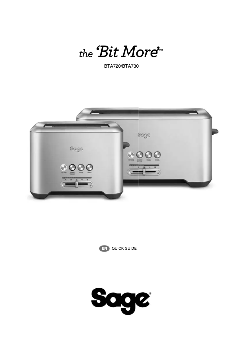 Page n°1 - Manuel utilisateur Sage the Bit More BTA730