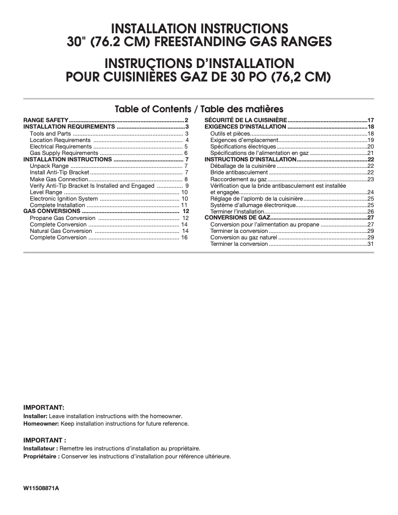 Image de la première page du manuel de l'appareil WFG505M0BS