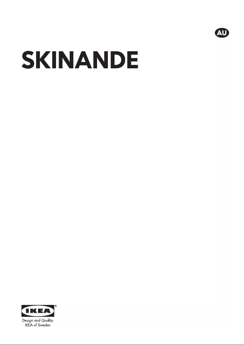 Image de la première page du manuel de l'appareil Skinande