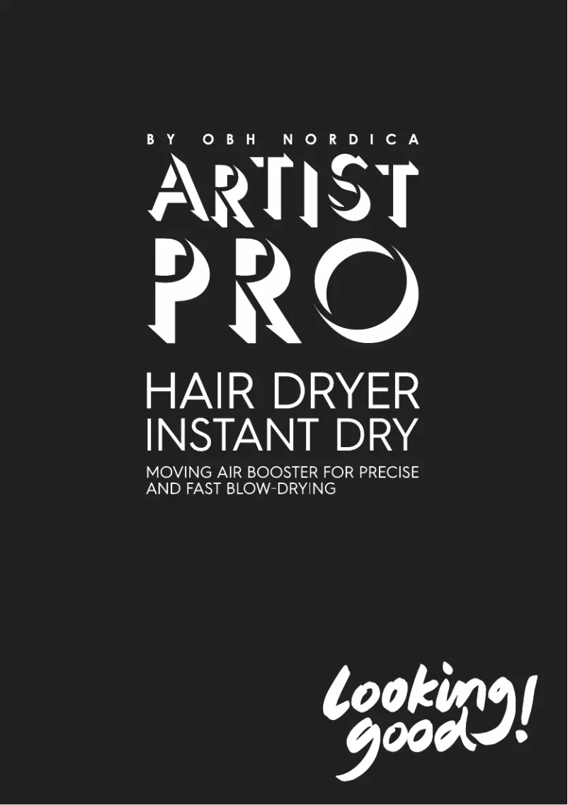 Page n°1 - Manuel utilisateur OBH Nordica Artist Pro Instant Dry