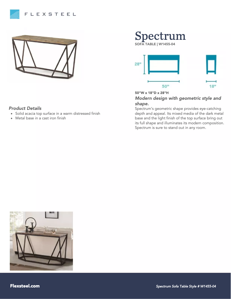 Image de la première page du manuel de l'appareil Spectrum SW1455-04