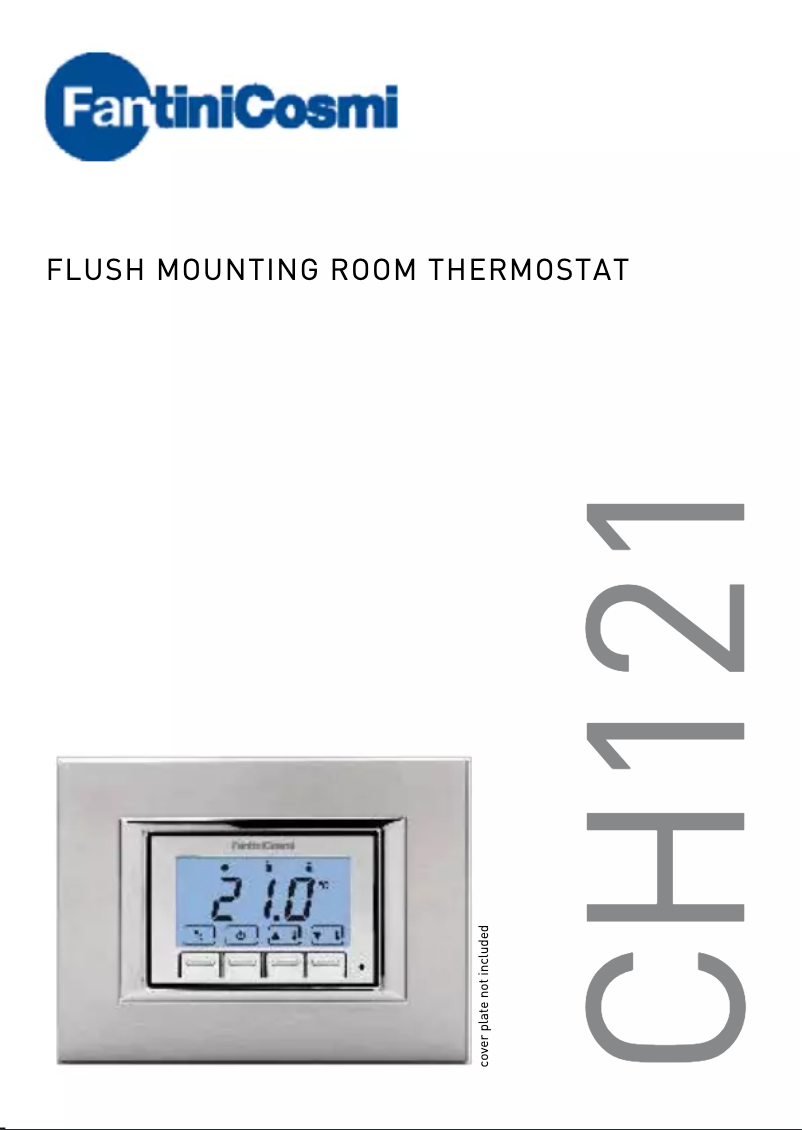 Page 1 of the manual User Manual Fantini Cosmi CH121