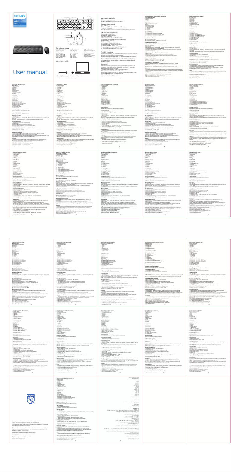 First page image of the manual for SPT6207