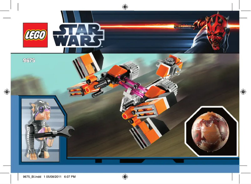 Page 1 de la notice Manuel utilisateur Lego Star Wars 9675