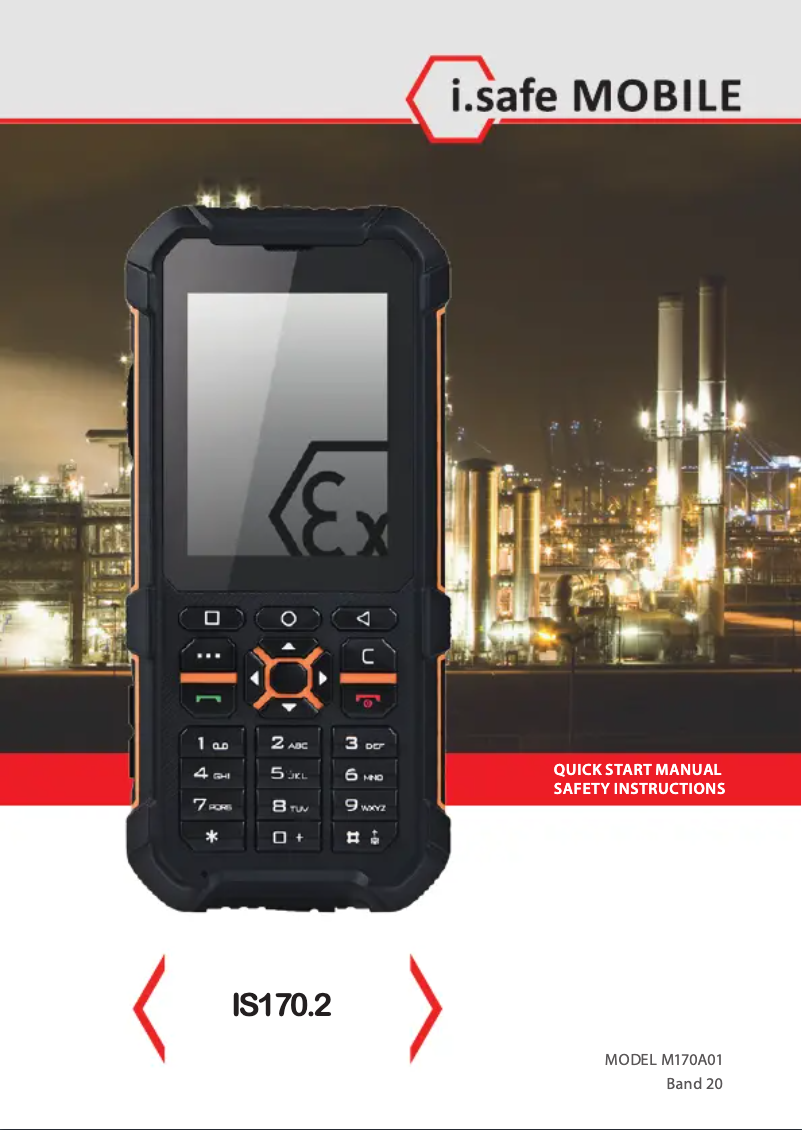 Page n°1 - Manuel utilisateur i.safe Mobile IS170.2