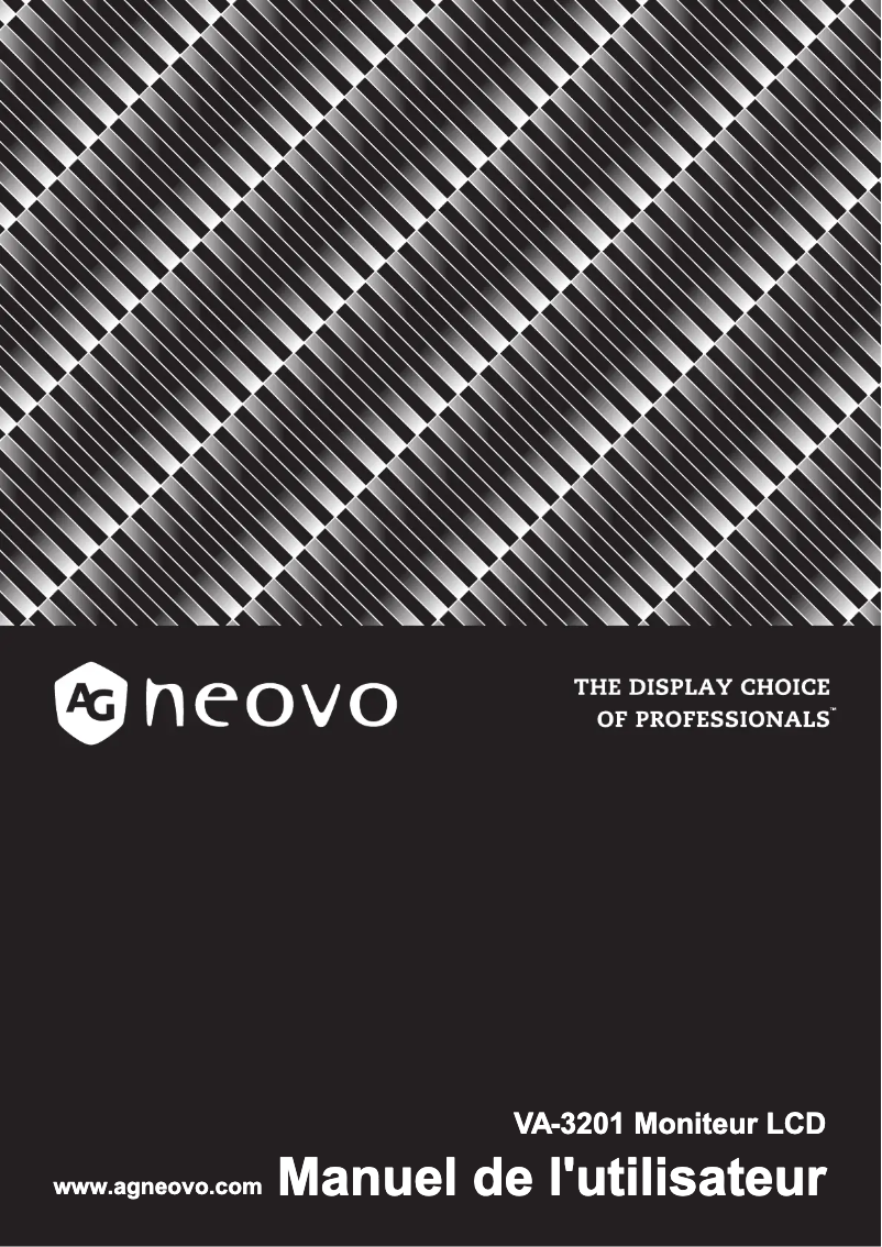 Image de la première page du manuel de l'appareil VA-3201