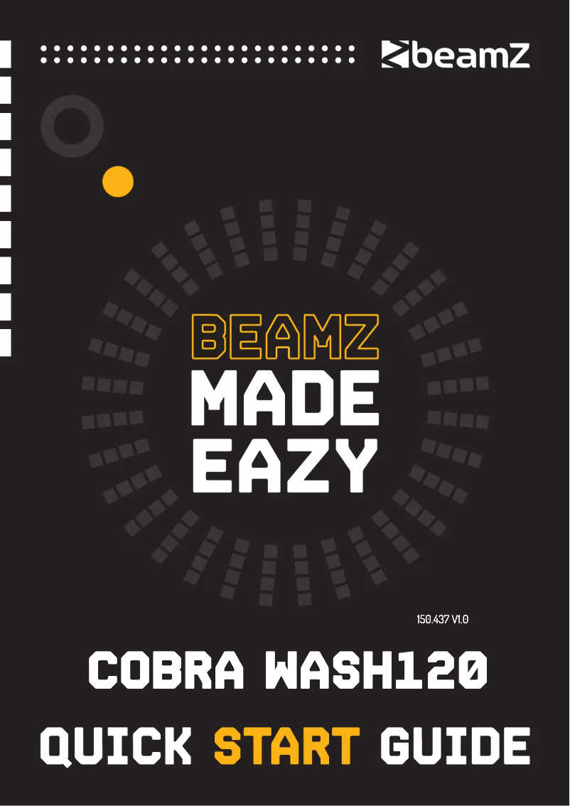 Image de la première page du manuel de l'appareil Cobra Wash120