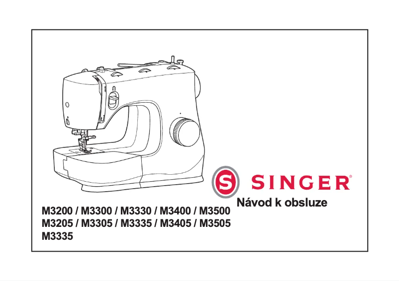 Page n°1 - Manuel utilisateur Singer M3400