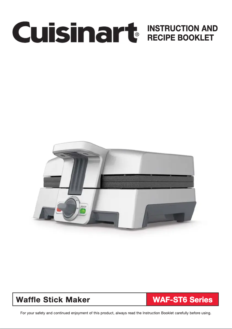 Image de la première page du manuel de l'appareil WAF-ST6