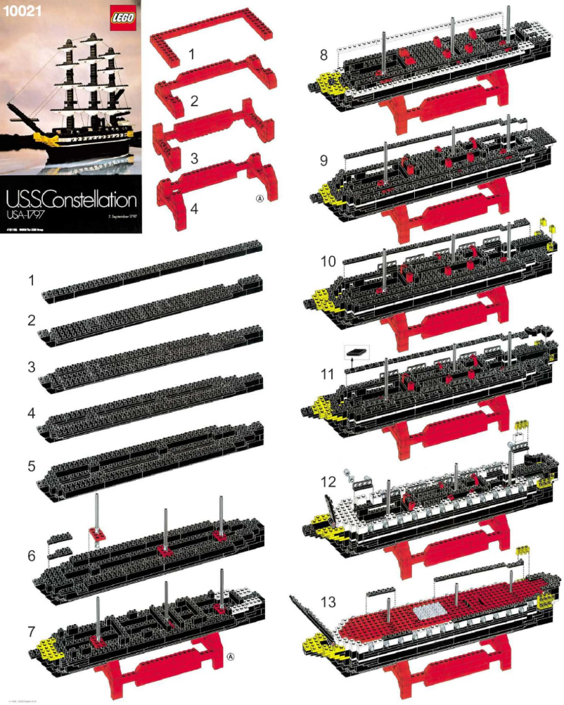 Page n°1 - Manuel utilisateur Lego USS Constellation (398)
