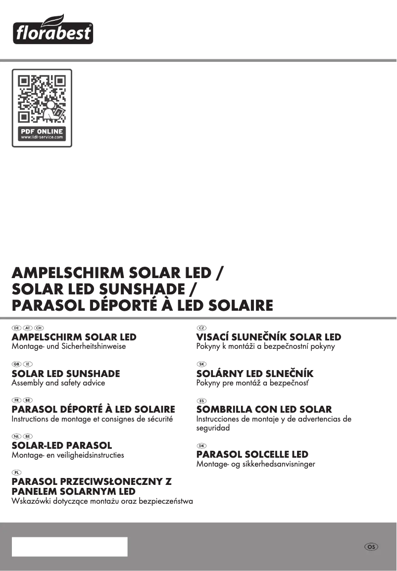 Page 1 de la notice Manuel utilisateur Florabest HG05792