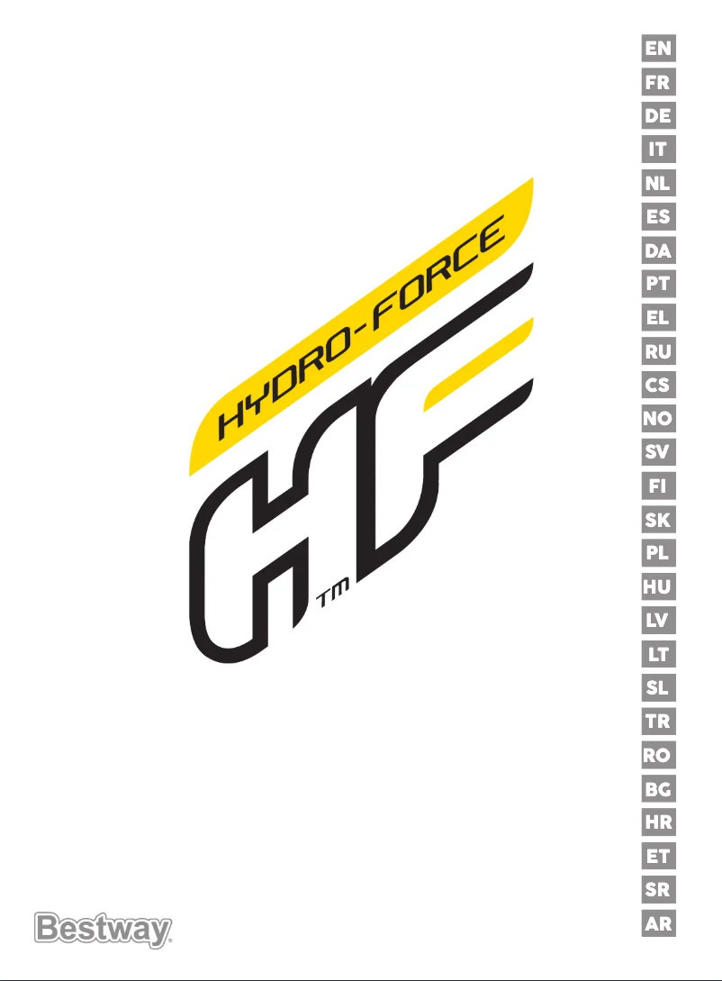 Image de la première page du manuel de l'appareil Hydro-Force 65336