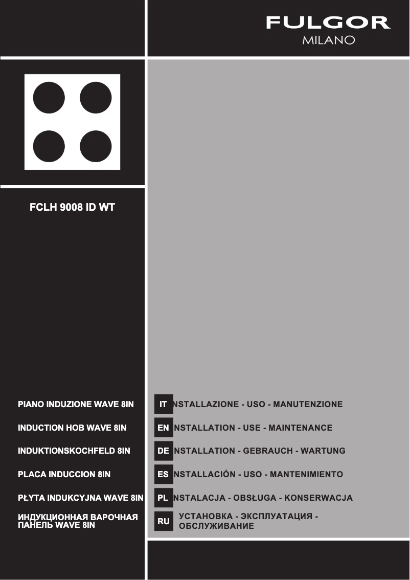 Image de la première page du manuel de l'appareil FCLH 9008 ID WT