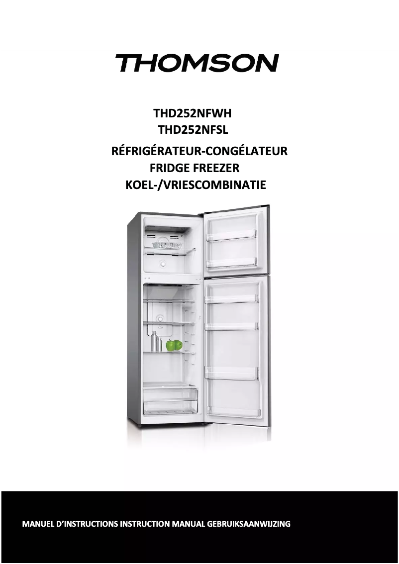 Page n°1 - Manuel utilisateur Thomson THD 252 NFWH