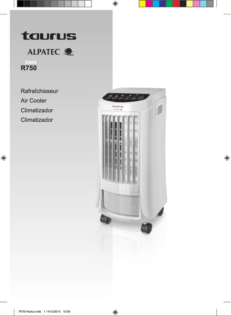 Image de la première page du manuel de l'appareil R750