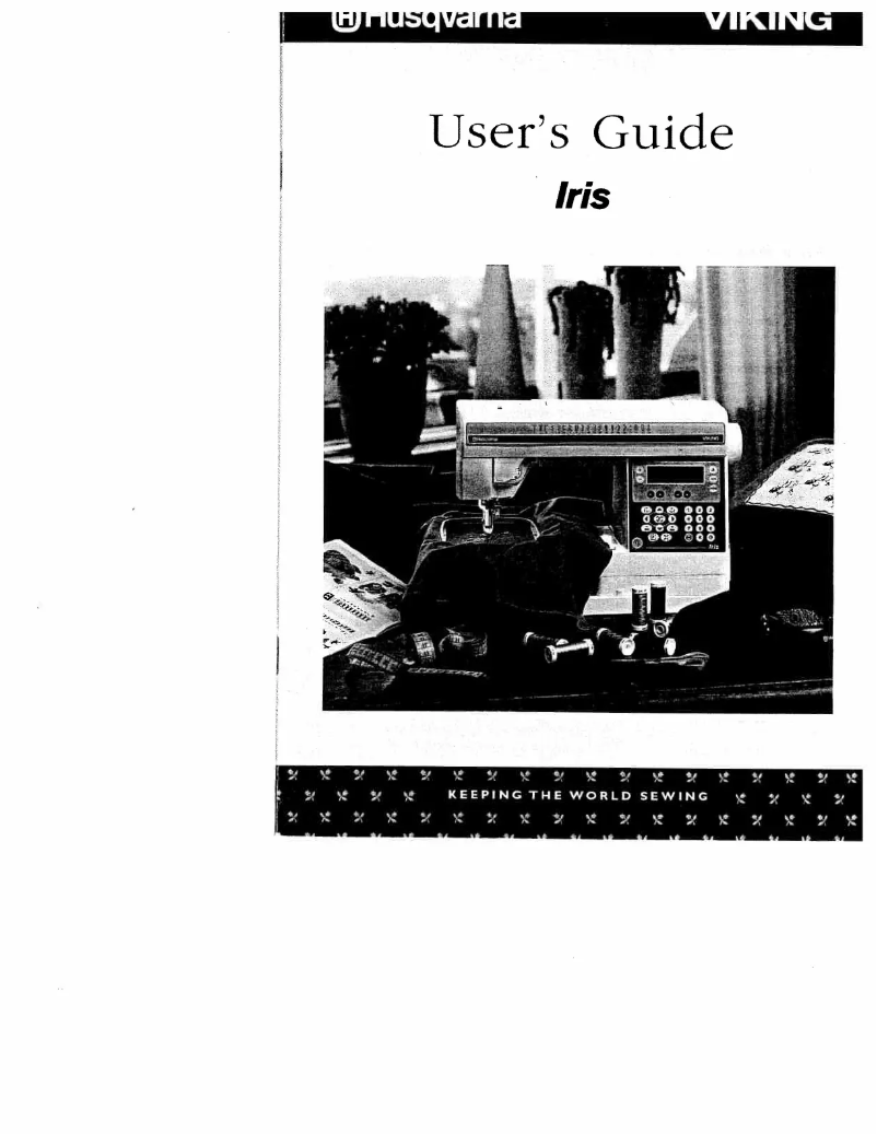 Page n°1 - Manuel utilisateur Husqvarna-Viking Iris