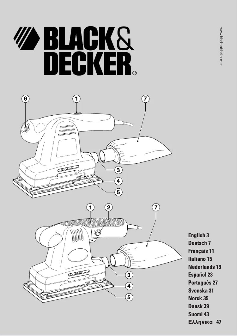 Page 1 de la notice Manuel utilisateur Black & Decker KA197